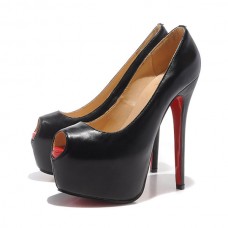 Christian Louboutin Highness 160mm Peep Toe Pumps Black Christian Louboutin Highness 160mm Peep Toe Pumps Black