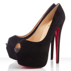 Christian Louboutin Highness 160mm Peep Toe Pumps Black Christian Louboutin Highness 160mm Peep Toe Pumps Black