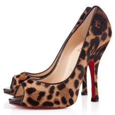 Christian Louboutin Maryl 120mm Peep Toe Pumps Leopard Christian Louboutin Maryl 120mm Peep Toe Pumps Leopard
