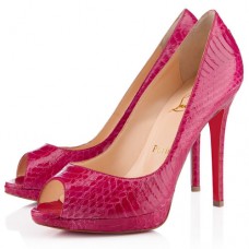 Szpilki Christian Louboutin Yolanda Spikes 120 mm z odkrytym palcem, różowe Szpilki Christian Louboutin Yolanda Spikes 120 mm z odkrytym palcem, różowe