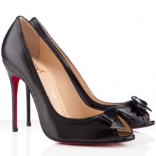 Christian Louboutin Milady 100mm Peep Toe Pumps Black Christian Louboutin Milady 100mm Peep Toe Pumps Black