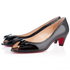 Christian Louboutin Milady 40mm Peep Toe Pumps Black Christian Louboutin Milady 40mm Peep Toe Pumps Black