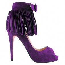 Christian Louboutin Short Tina Fringe 120mm Specjalne okazje Parme