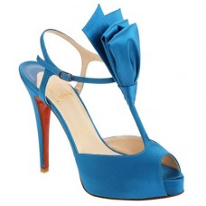 Christian Louboutin Ernesta T-strap 100mm Specjalne okazje Niebieski Christian Louboutin Ernesta T-strap 100mm Specjalne okazje Niebieski