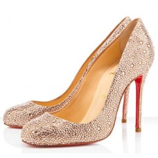 Christian Louboutin Fifi Strass 100mm Specjalna okazja Jasnobrzoskwiniowa Christian Louboutin Fifi Strass 100mm Specjalna okazja Jasnobrzoskwiniowa