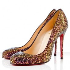 Christian Louboutin Fifi Strass 100mm Specjalna okazja Wulkan Christian Louboutin Fifi Strass 100mm Specjalna okazja Wulkan