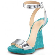 Christian Louboutin Djaldos Spechio Colorblock Wedges Caraibes Christian Louboutin Djaldos Spechio Colorblock Wedges Caraibes