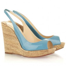 Christian Louboutin Jean Paul 120mm Koturny Jasnoniebieskie