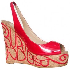 Christian Louboutin Marpop 120mm Koturny Czerwone Christian Louboutin Marpop 120mm Koturny Czerwone