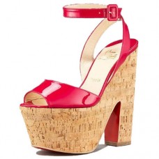 Christian Louboutin Super Dombasle 140mm Wedges Red Christian Louboutin Super Dombasle 140mm Wedges Red