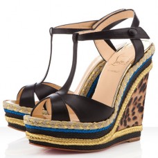 Christian Louboutin Trotolita 140mm Koturny Czarne Christian Louboutin Trotolita 140mm Koturny Czarne