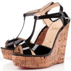 Christian Louboutin Marina Liege 140mm Koturny Czarne Christian Louboutin Marina Liege 140mm Koturny Czarne