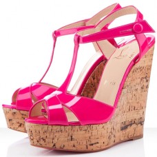 Christian Louboutin Marina Liege 140mm Koturny Różowe Christian Louboutin Marina Liege 140mm Koturny Różowe