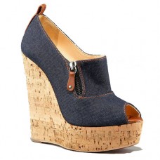 Christian Louboutin Deroba Denim 140mm Koturny Niebieskie Christian Louboutin Deroba Denim 140mm Koturny Niebieskie