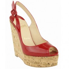 Koturny Christian Louboutin Uue Plume 140 mm Czerwone Koturny Christian Louboutin Uue Plume 140 mm Czerwone