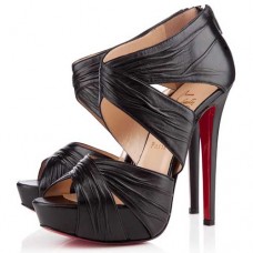 Botki Christian Louboutin Bandra 140mm, czarne