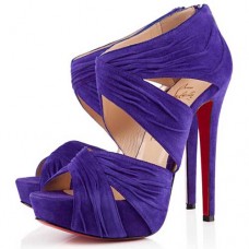 Christian Louboutin Bandra 140mm Botki Parme
