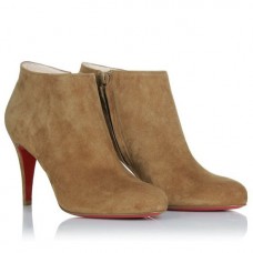 Christian Louboutin Belle 80mm Botki Brązowe