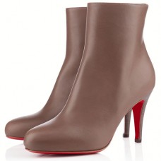 Botki Christian Louboutin Bello 80mm w kolorze taupe