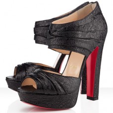 Botki Christian Louboutin Applique 140mm, czarne