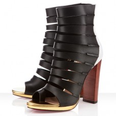 Botki Christian Louboutin Decoupata 120mm, czarne