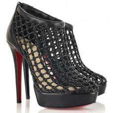 Botki Christian Louboutin Coussin 140mm, czarne