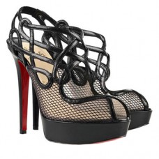 Christian Louboutin Brandaplato 140mm Botki Czarne