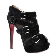 Christian Louboutin Mad Marta 140mm Botki Czarne