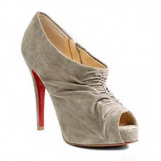 Christian Louboutin Treopli 120mm Botki Szare