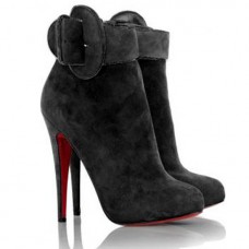 Botki Christian Louboutin Trottinette 140mm, czarne