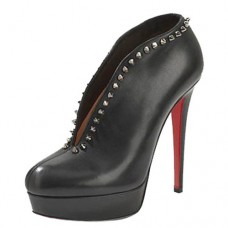 Christian Louboutin Miss Fast Plato 120mm Botki Czarne