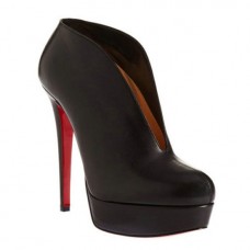 Christian Louboutin Miss Fast Plato 120mm Botki Czarne