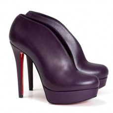 Christian Louboutin Miss Fast Plato 120mm Botki Parme