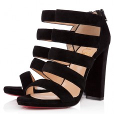 Botki Christian Louboutin Mehari 120mm, czarne