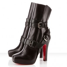 Botki Christian Louboutin Guerriere 120mm, czarne
