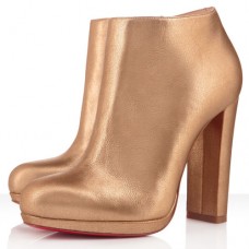 Christian Louboutin Rock And Gold 120mm Botki Złote
