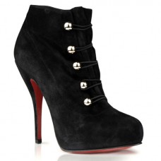 Christian Louboutin Fifre Gorset 120mm Botki Czarne