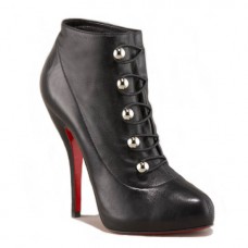 Christian Louboutin Fifre Gorset 120mm Botki Czarne