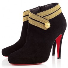 Christian Louboutin Marychal 100mm Botki w panterkę