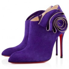 Christian Louboutin Mrs Baba 100mm Botki Parme