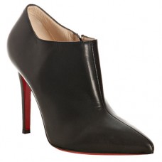 Botki Christian Louboutin Dahlia 100mm w kolorze czarnym
