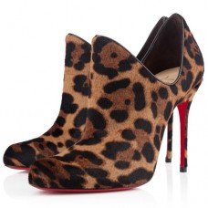 Christian Louboutin Dugueclina 100mm Botki w panterkę