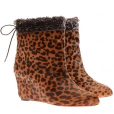 Christian Louboutin Toufure 80mm Botki w panterkę