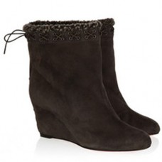 Botki Christian Louboutin Toufure 80mm, czarne