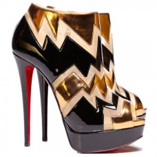 Botki Christian Louboutin Ziggy 140mm, czarne