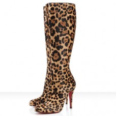 Christian Louboutin Bourge 100mm Buty Leopard Christian Louboutin Bourge 100mm Buty Leopard