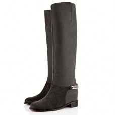 Christian Louboutin Cate 40mm Boots Green Christian Louboutin Cate 40mm Boots Green
