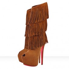 Christian Louboutin Highness Tina 160mm Boots Brown Christian Louboutin Highness Tina 160mm Boots Brown