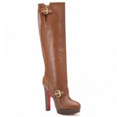Christian Louboutin Harletty 140mm Boots Brown Christian Louboutin Harletty 140mm Boots Brown