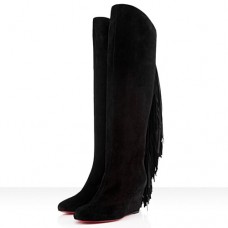 Christian Louboutin Pouliche 80mm Boots Black Christian Louboutin Pouliche 80mm Boots Black